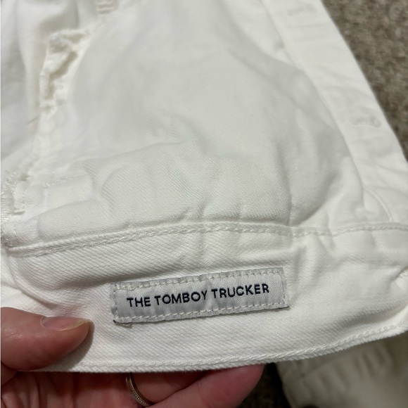 White Denim Lucky Jean Jacket - Picture 4 of 5